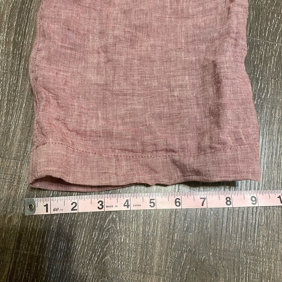 Athleta ‘Cabo’ Linen Pants. Sz 4 (small/medium). Tawny Orchid Rose color - Picture 10 of 10